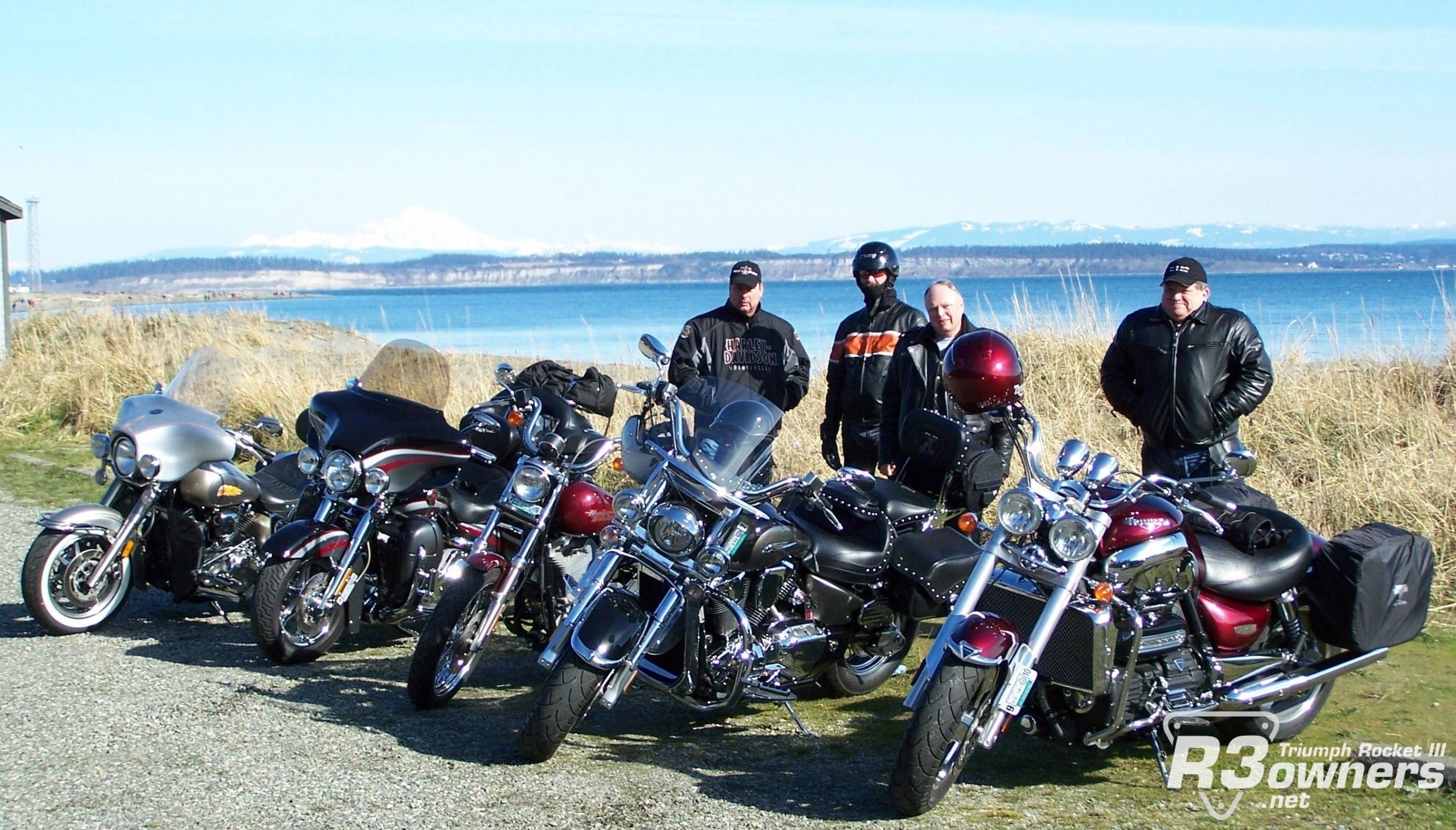 Out for a ride with the Harley's