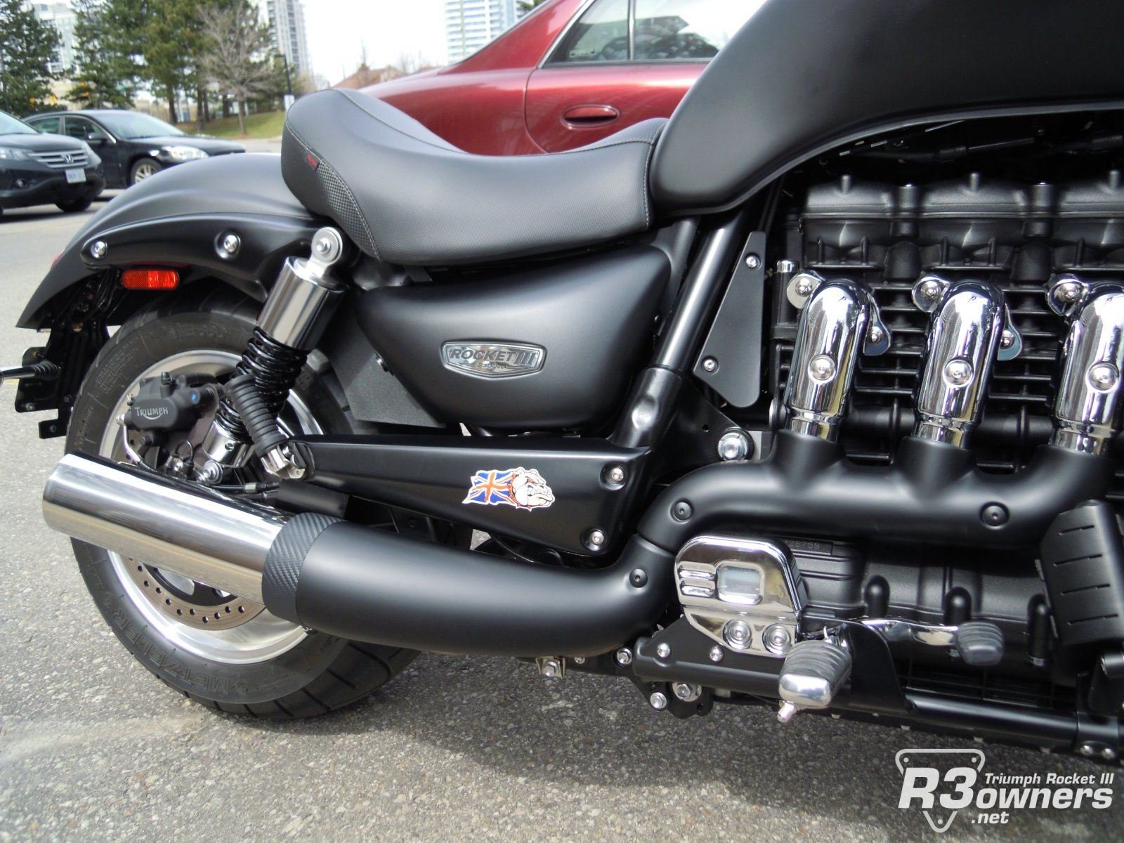 Powder coating and carbon fiber trimpiece R3Owners