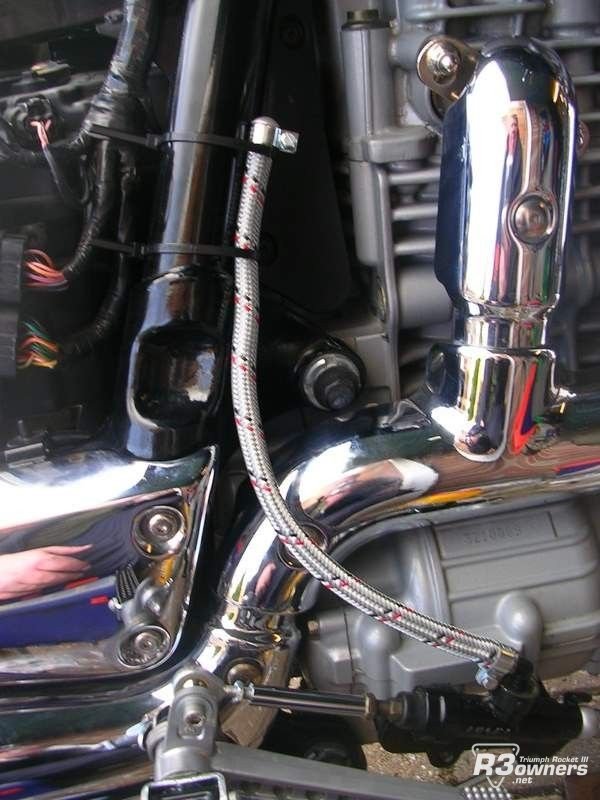 Raask rearset brake side fitted R3Owners