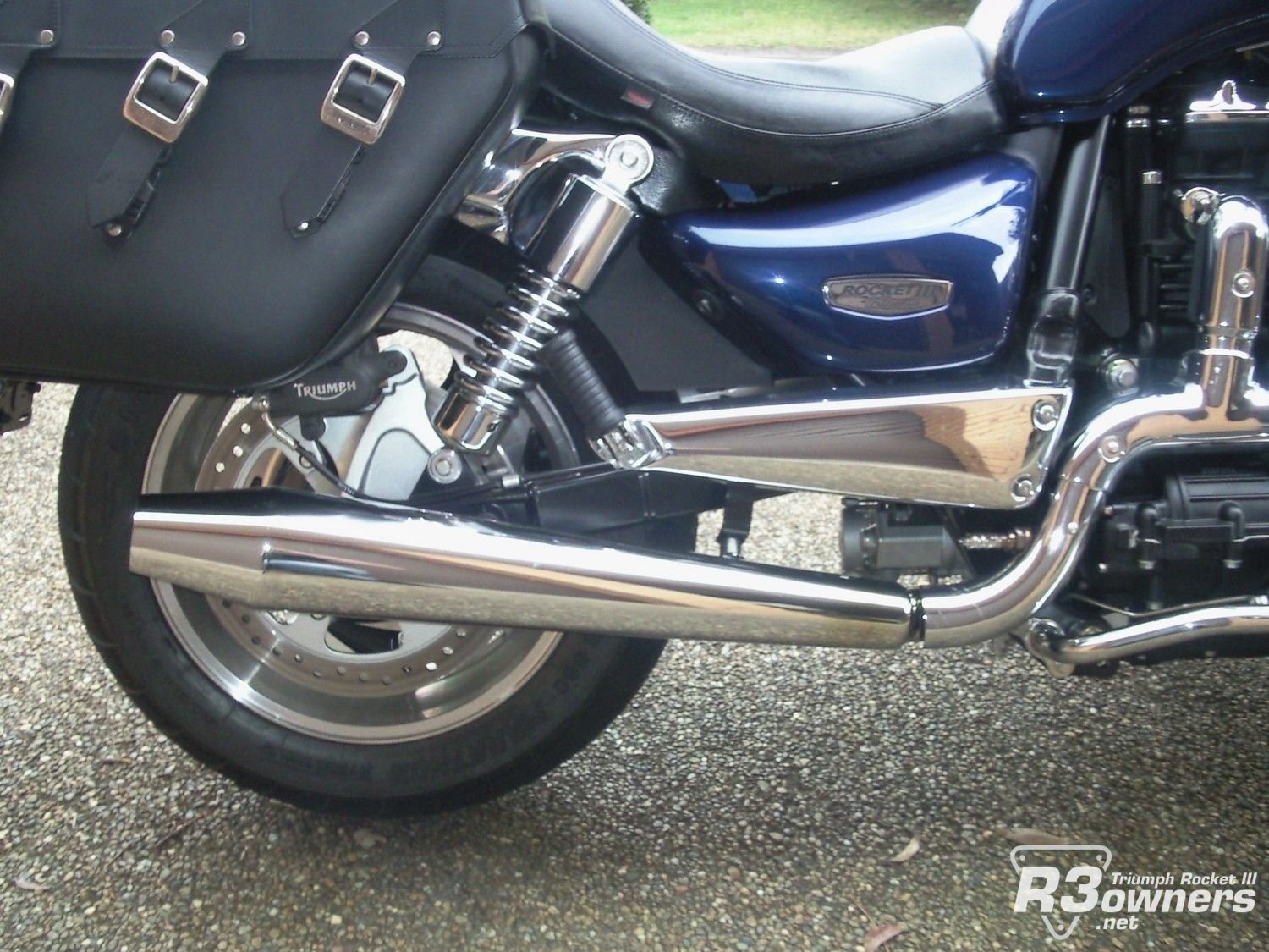 Raask slip on muffler