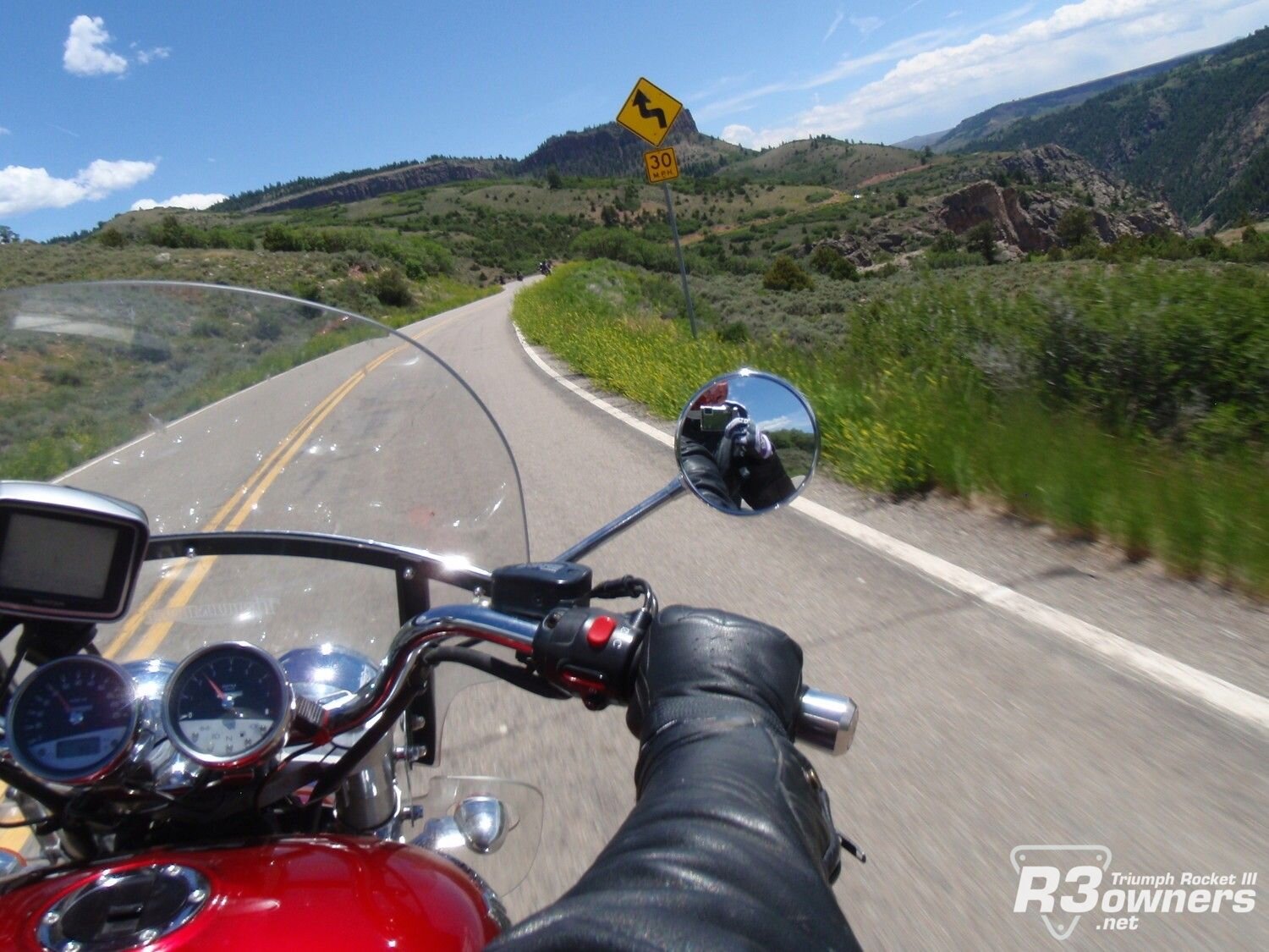 Ride to Blue Mesa dam