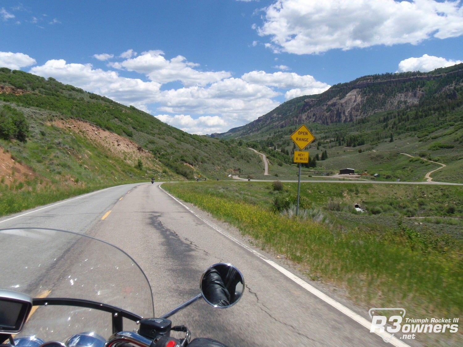 Ride to Blue Mesa dam