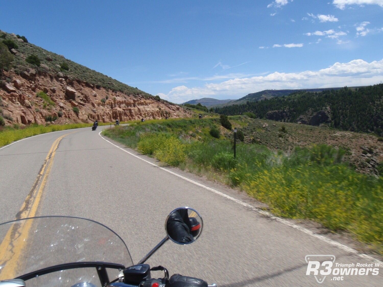 Ride to Blue Mesa dam