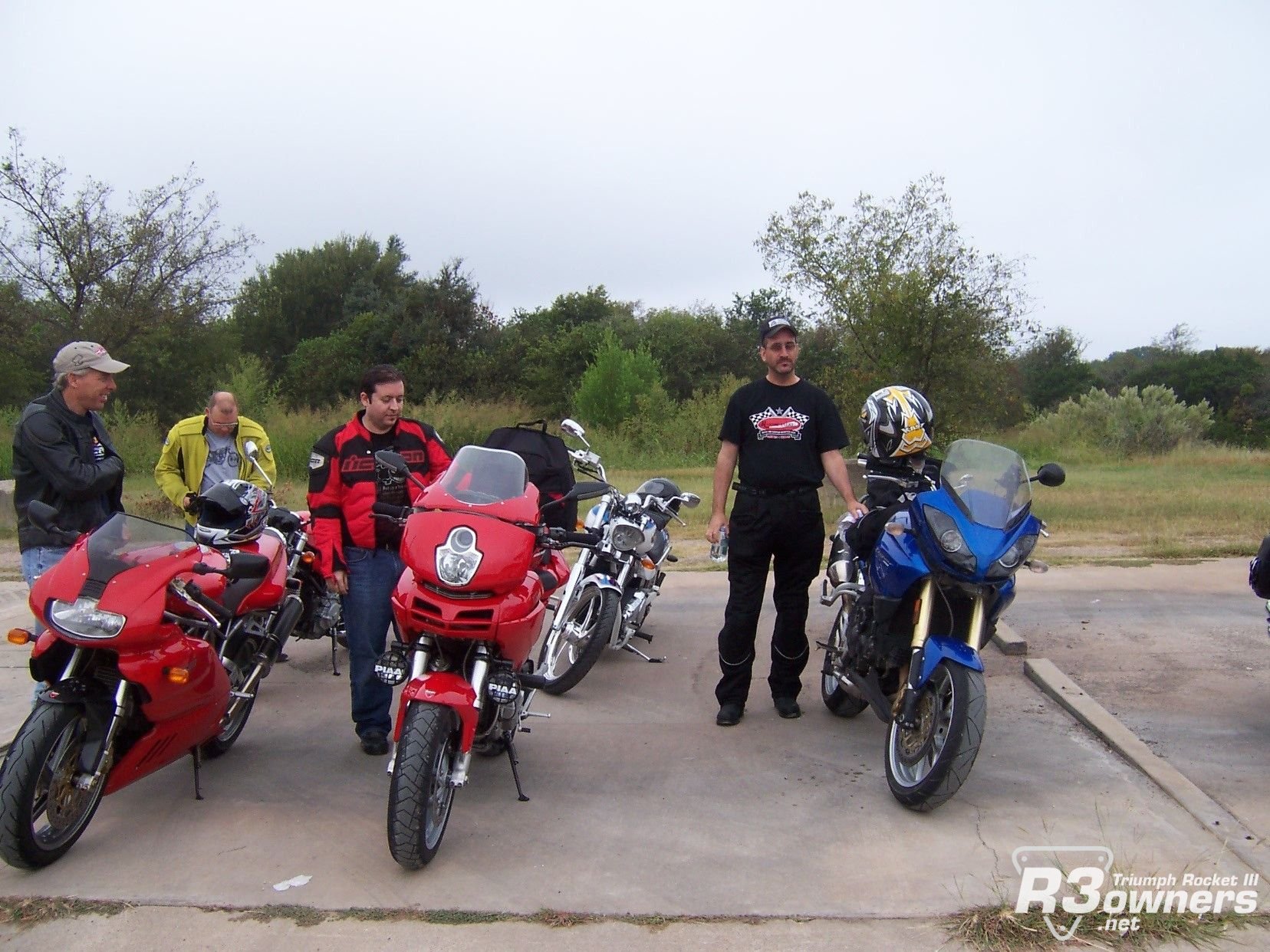 stoping for breakfast in Whitney Tx