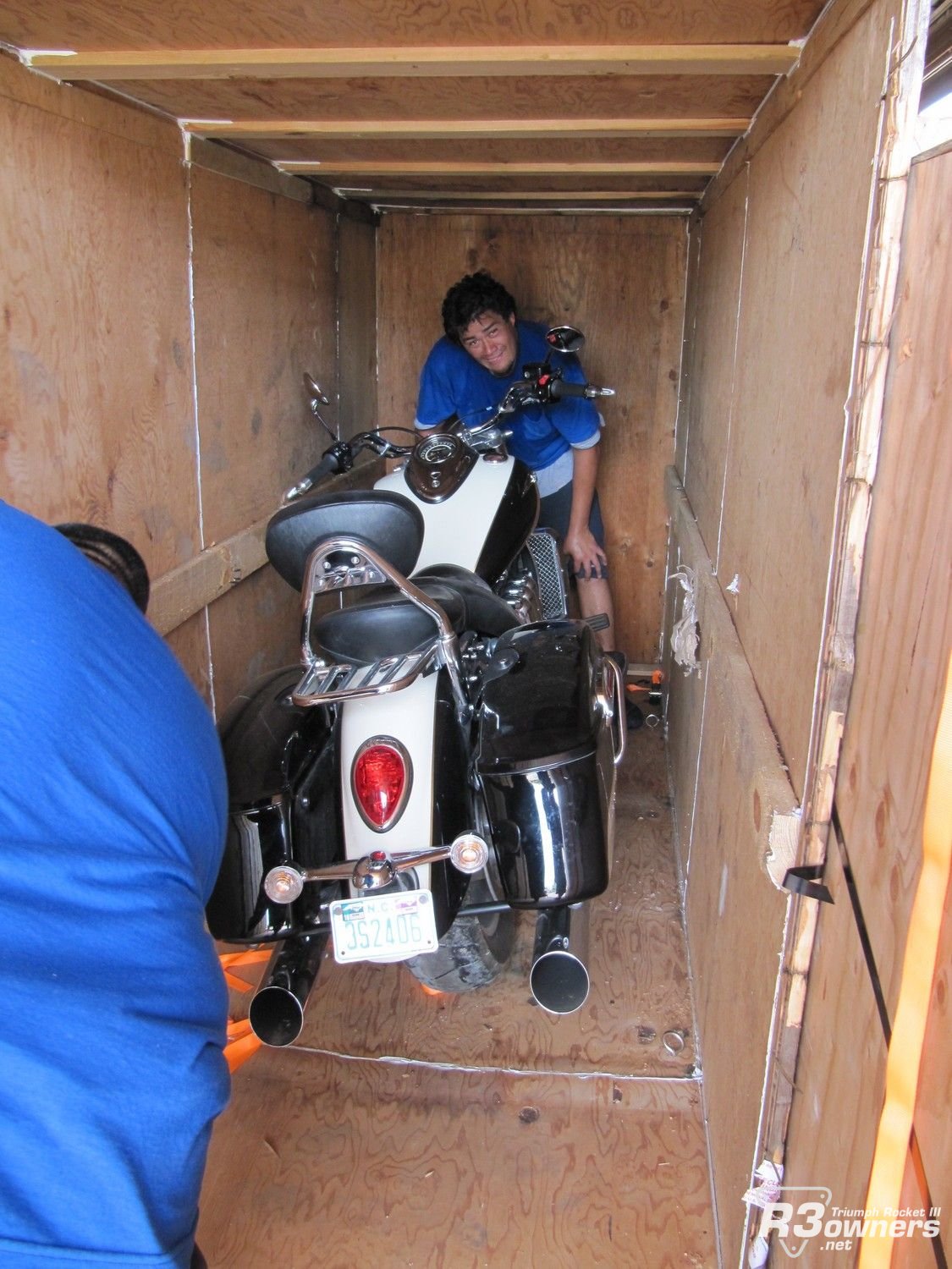 the box the held the rocket for 14,000 miles