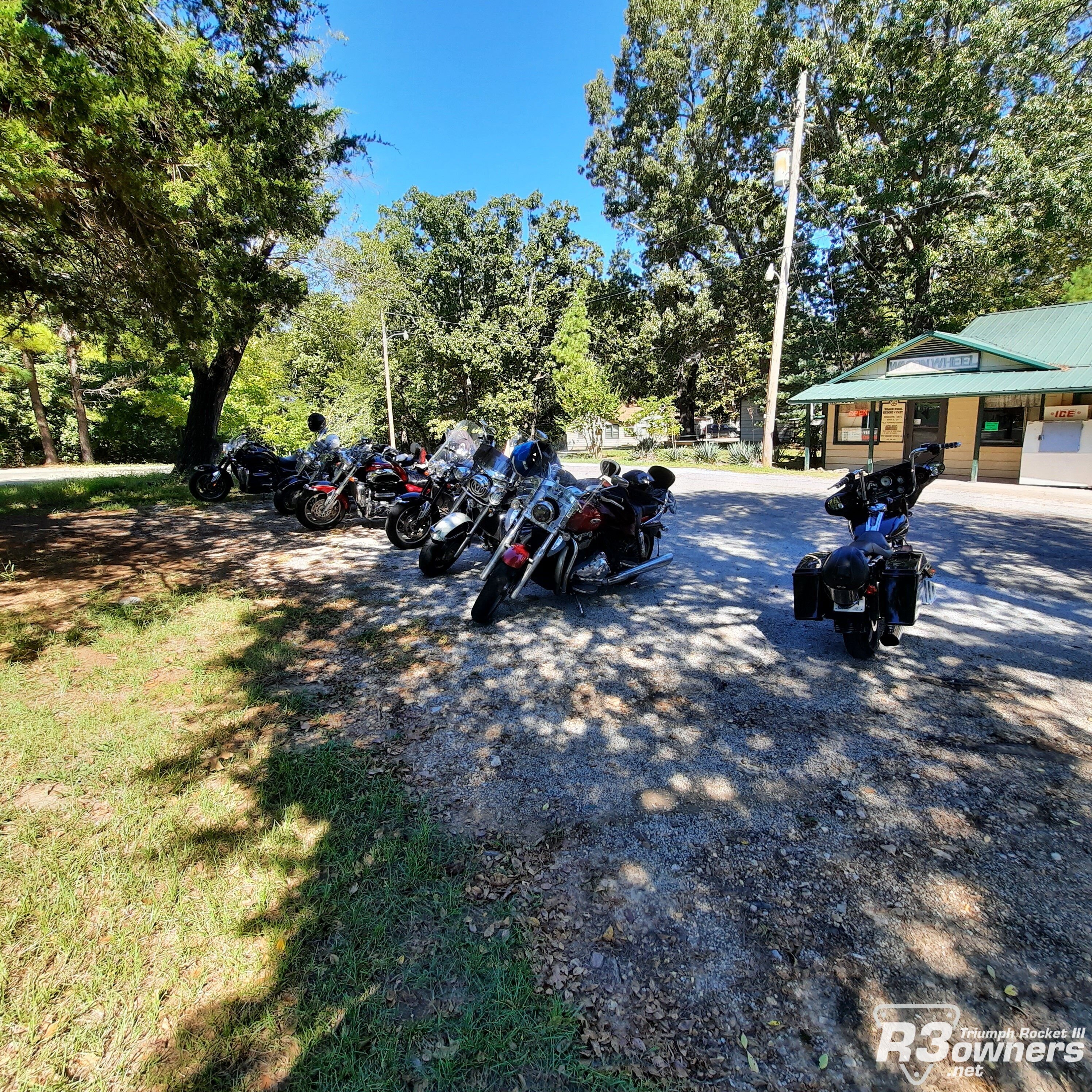 The girls resting in the shade