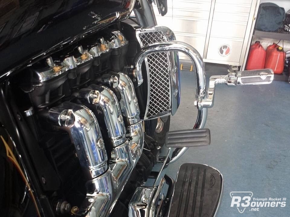 Triumph highway pegs