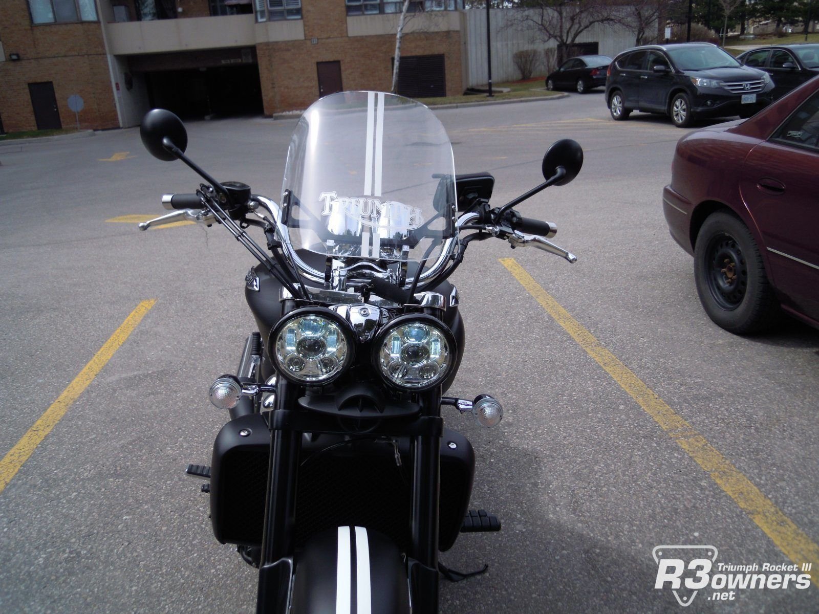 Windvest screen with Logo and stripes added.