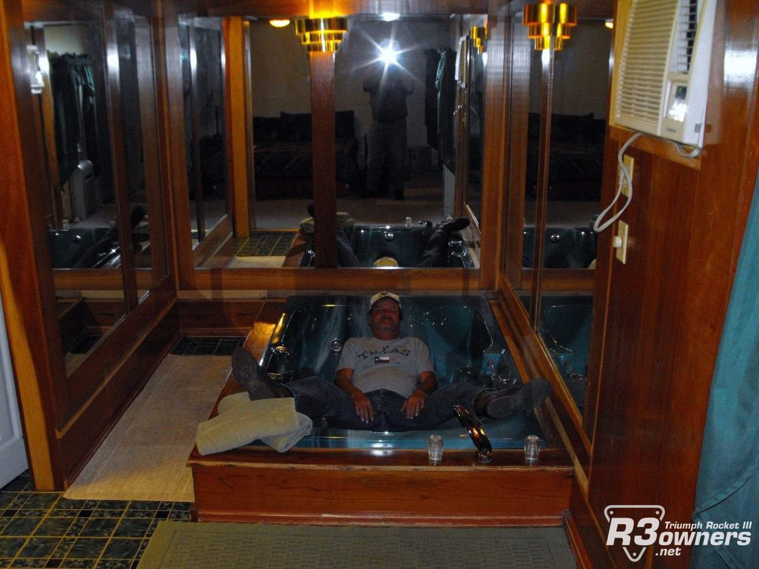 Yours truly in the Jacuzzi...