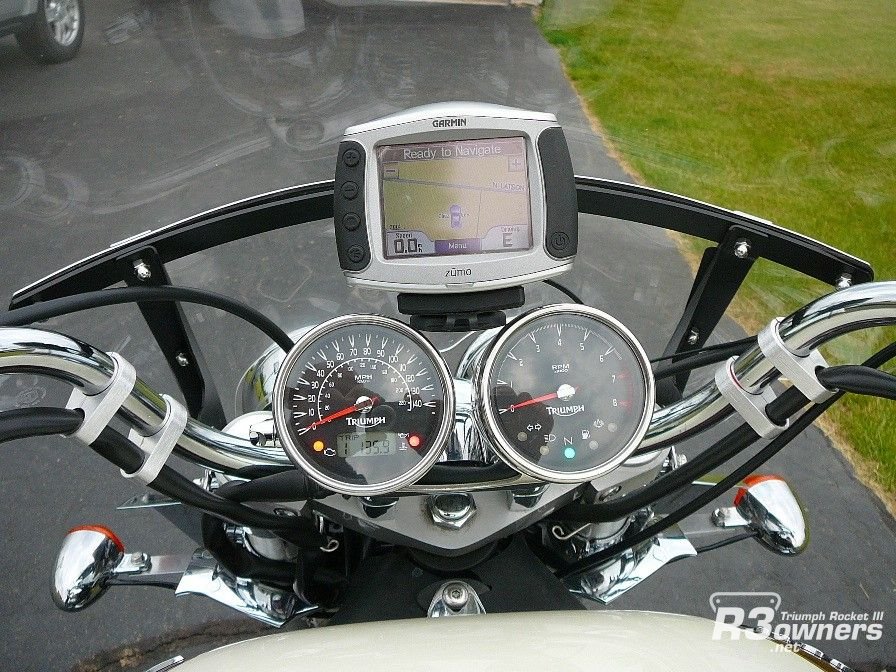 Zumo mounted to back of clearview frame