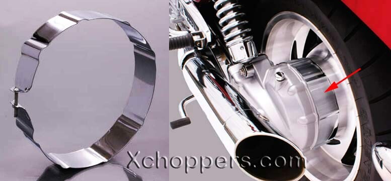 Rivco Triumph Rocket III Chrome Differential Ring