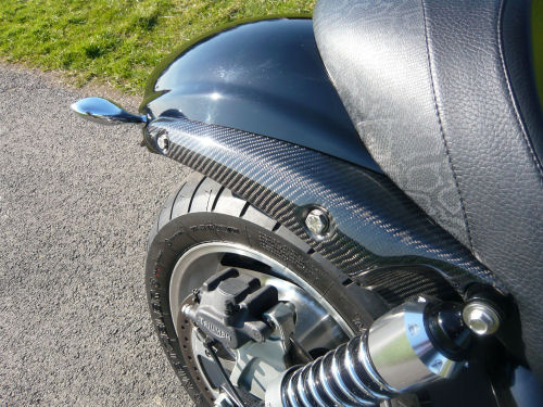 Carbon Fiber Fender Trim for the Triumph Rocket III